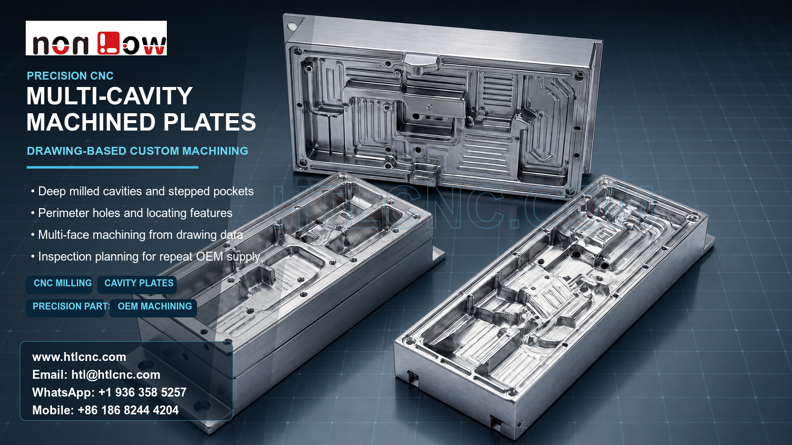 High-Feature-Density CNC Milled Base Plates for OEM Programs