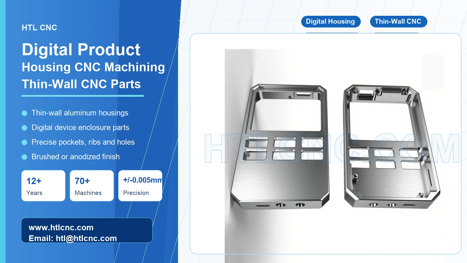 Thin-Wall CNC Machining for Digital Product Housings and Alu