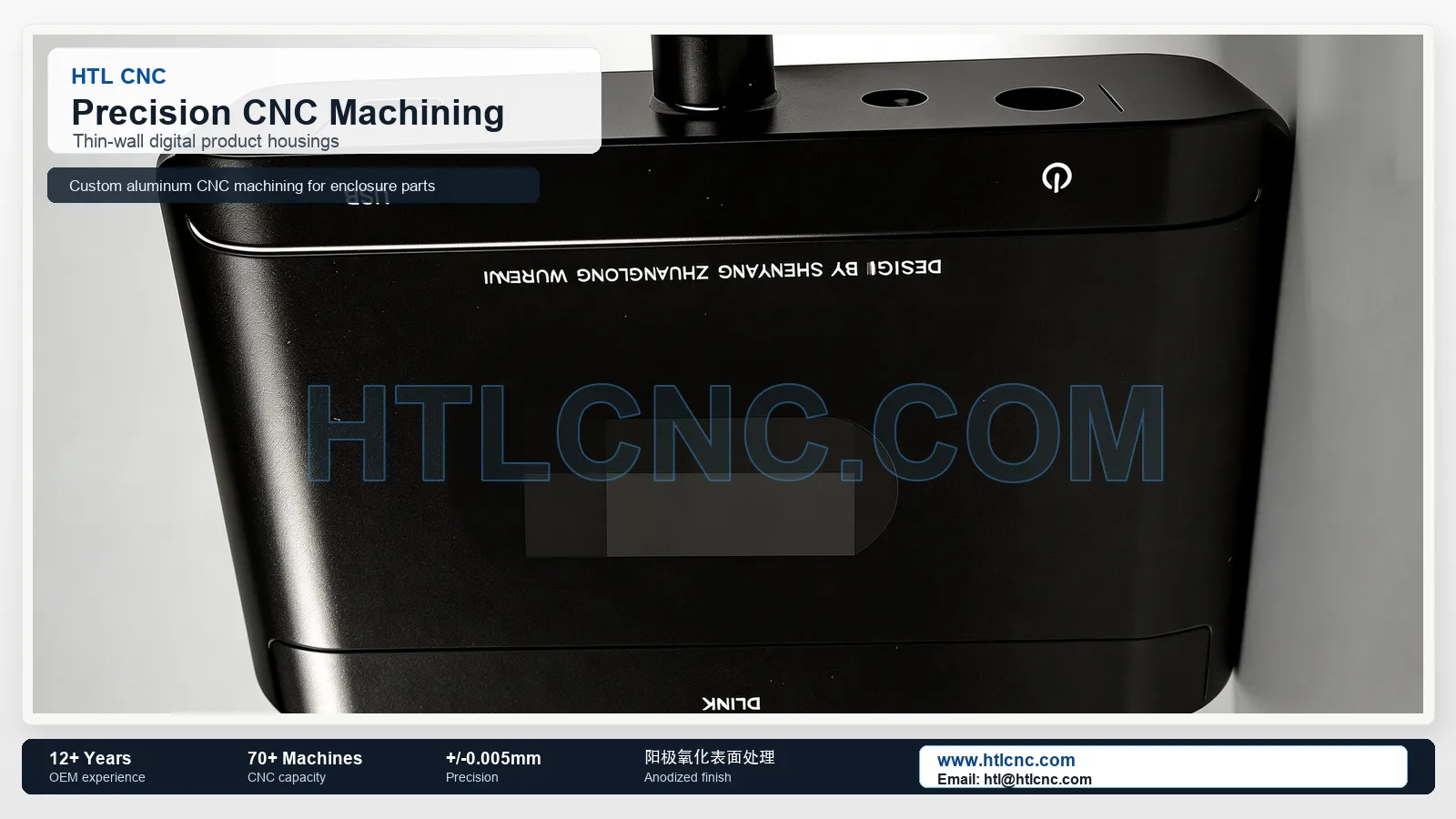 Precision CNC Machining for Thin-Wall Digital Product Housin