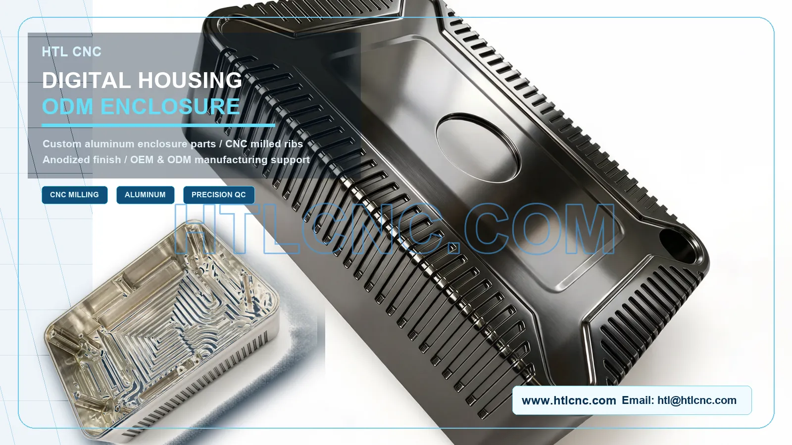 Digital Product Housing CNC Machining for OEM Custom Enclosu