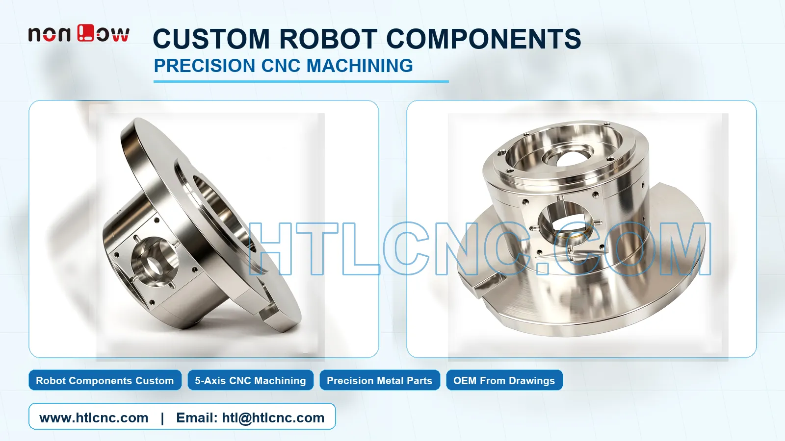 Custom Robot Components CNC Machining for Precision Metal Pa