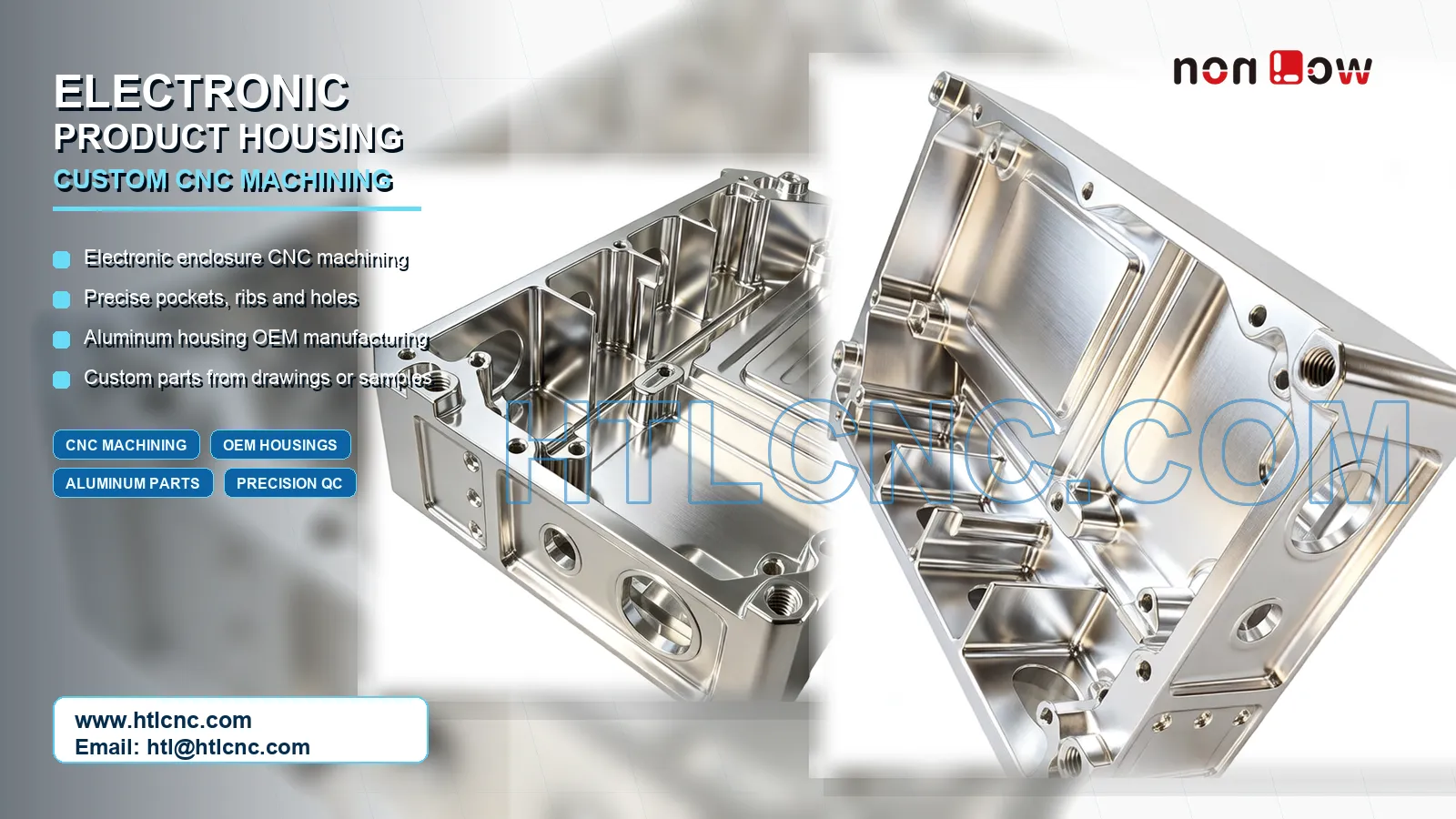 Electronic Product Housing Custom CNC Machining for OEM Encl